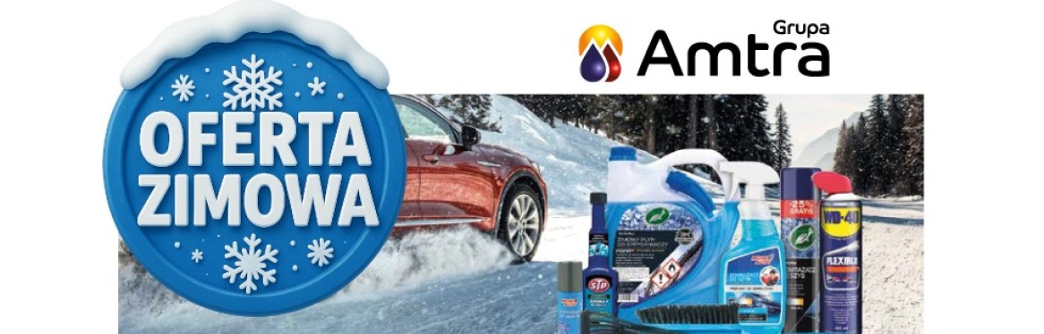Zadbaj o swoje auto na zimę z produktami od Grupy AMTRA!