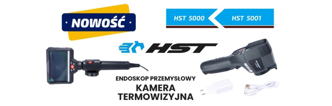 Nowości w Inter Parts:  Endoskop przemysłowy HST 5000 i Kamera termowizyjna HST 5001