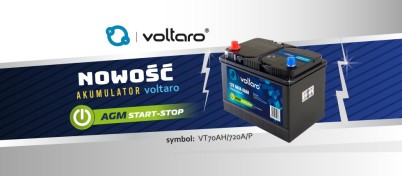 Nowość w ofercie Inter Parts — akumulator VOLTARO AGM START-STOP